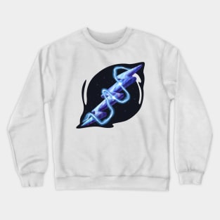 blue lightning Crewneck Sweatshirt